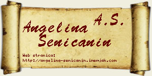 Angelina Seničanin vizit kartica